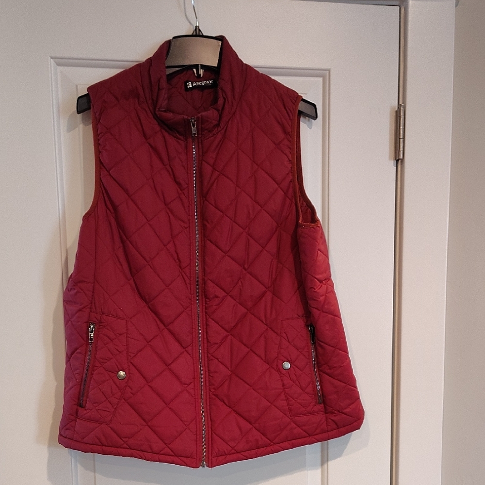 Allegra K Vest XL Red